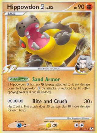 Hippowdon E4 042/111 - Rising Rivals Reverse Holofoil