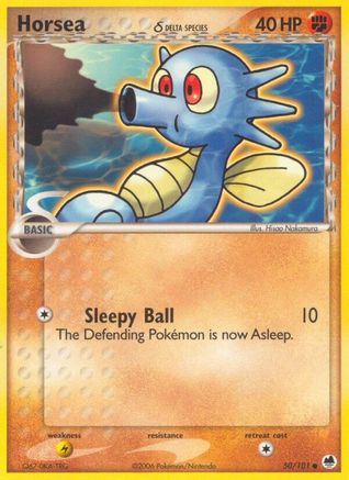 Horsea (Delta Species) 050/101 - Dragon Frontiers