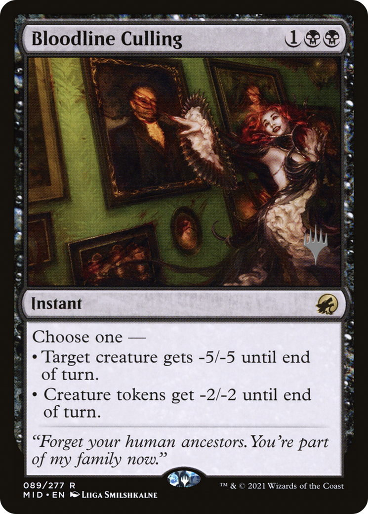 Bloodline Culling (PPMID-089) - Innistrad: Midnight Hunt Promos