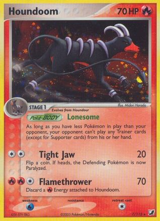 Houndoom 007/115 - Unseen Forces Holofoil