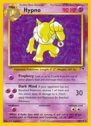 Hypno 025/110 - Legendary Collection
