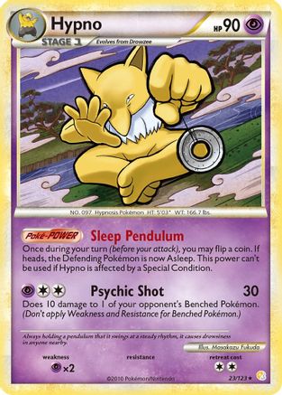 Hypno 023/123 - HeartGold SoulSilver