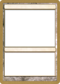 Blank Card (WCD-) - World Championship Decks 2004