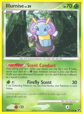 Illumise 071/106 - Great Encounters Reverse Holofoil