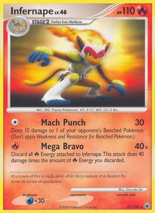 Infernape 022/100 - Majestic Dawn