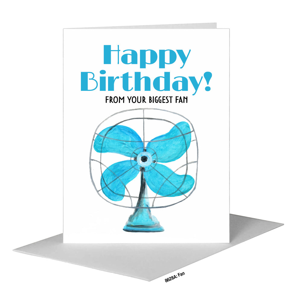Fan, Greeting Card (#8628A)