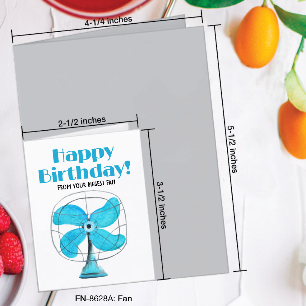 Fan, Greeting Card (#8628A)