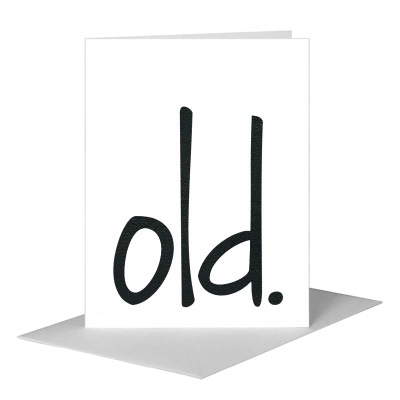 Old, Greeting Card (#8629M)