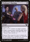 Professor's Warning (STX-084) - Strixhaven: School of Mages