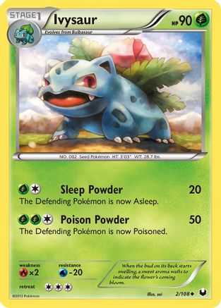 Ivysaur 002/108 - Dark Explorers