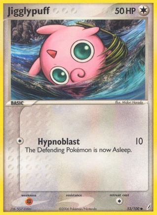 Jigglypuff 053/100 - Crystal Guardians Reverse Holofoil