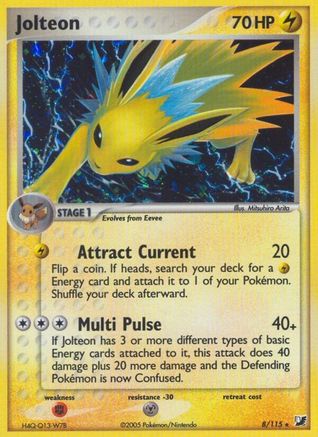 Jolteon 008/115 - Unseen Forces Holofoil