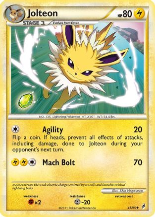 Jolteon 045/95 - Call of Legends Reverse Holofoil