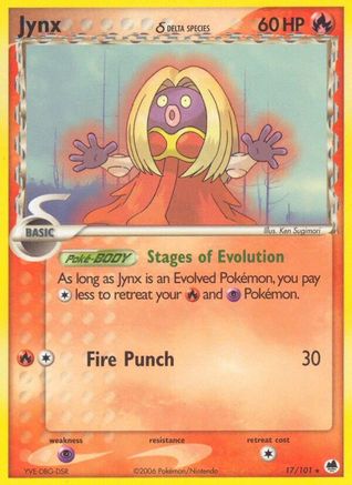 Jynx (Delta Species) 017/101 - Dragon Frontiers