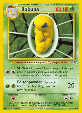 Kakuna 050/110 - Legendary Collection Reverse Holofoil