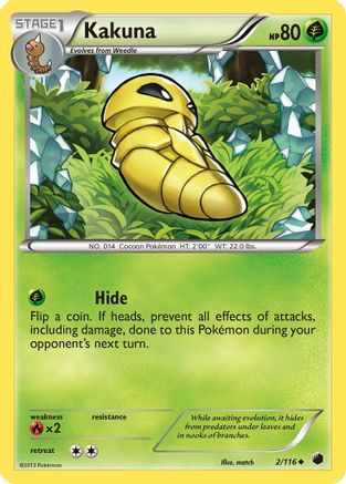 Kakuna 002/116 - Plasma Freeze Reverse Holofoil