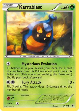 Karrablast 008/101 - Noble Victories Reverse Holofoil