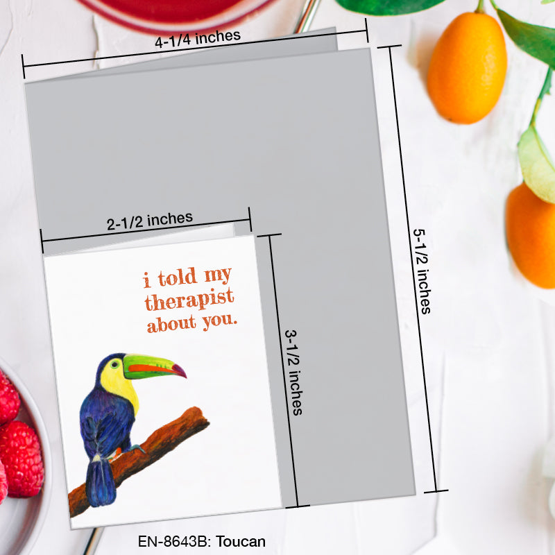Toucan, Greeting Card (#8643B)