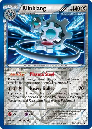 Klinklang (Team Plasma) 090/135 - Plasma Storm Reverse Holofoil
