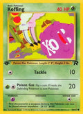 Koffing 058/82 - Team Rocket 1st Edition