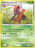 Kricketune 027/123 - Mysterious Treasures Reverse Holofoil