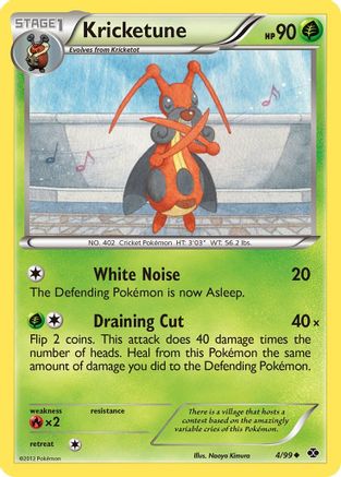 Kricketune 004/99 - Next Destinies Reverse Holofoil