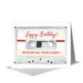 Cassette Tape, Greeting Card (#8653AA)