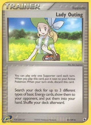 Lady Outing 083/109 - Ruby and Sapphire Reverse Holofoil