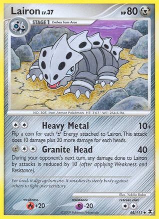 Lairon 044/111 - Rising Rivals Reverse Holofoil