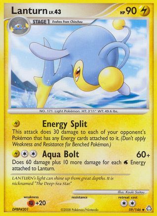 Lanturn 059/146 - Legends Awakened Reverse Holofoil