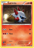Larvesta 020/108 - Dark Explorers Reverse Holofoil