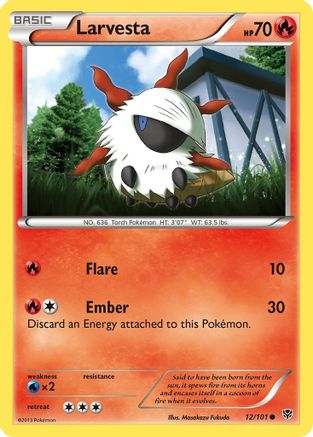 Larvesta 012/101 - Plasma Blast Reverse Holofoil