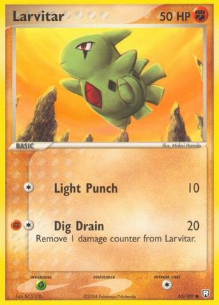 Larvitar 063/109 - Team Rocket Returns - Reverse Holofoil