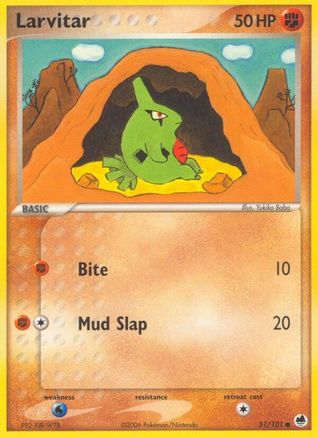 Larvitar 051/101 - Dragon Frontiers