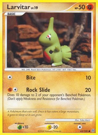 Larvitar 063/100 - Stormfront