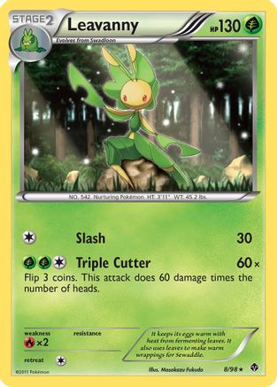 Leavanny 008/98 - Emerging Powers Reverse Holofoil