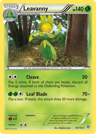 Leavanny 010/135 - Plasma Storm Reverse Holofoil