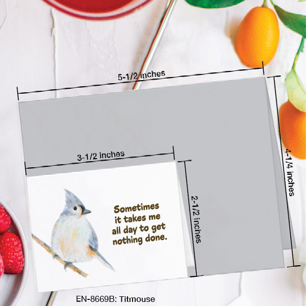 Titmouse, Greeting Card (#8669B)