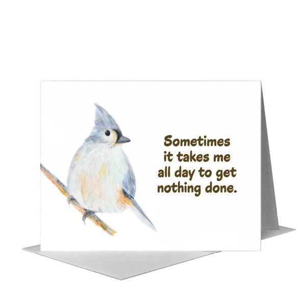 Titmouse, Greeting Card (#8669B)