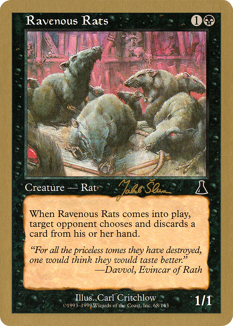 Ravenous Rats (WCD-JS68) - World Championship Decks 1999