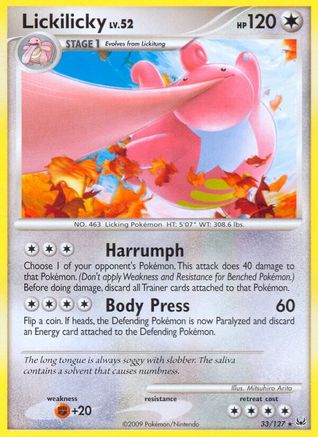 Lickilicky 033/127 - Platinum