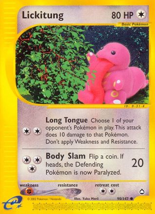 Lickitung 090/147 - Aquapolis