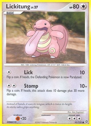 Lickitung 091/132 - Secret Wonders
