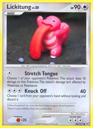 Lickitung 080/127 - Platinum