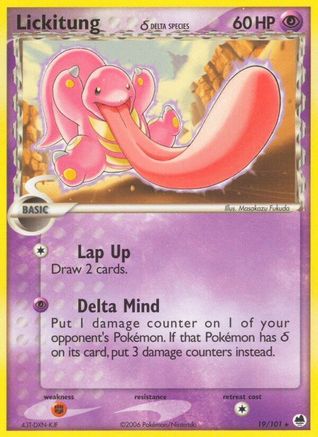 Lickitung (Delta Species) 019/101 - Dragon Frontiers