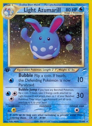 Light Azumarill 013/105 - Neo Destiny