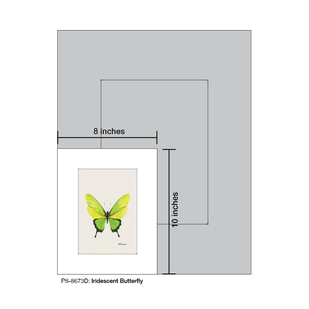 Iridescent Butterfly, Print (#8673D)