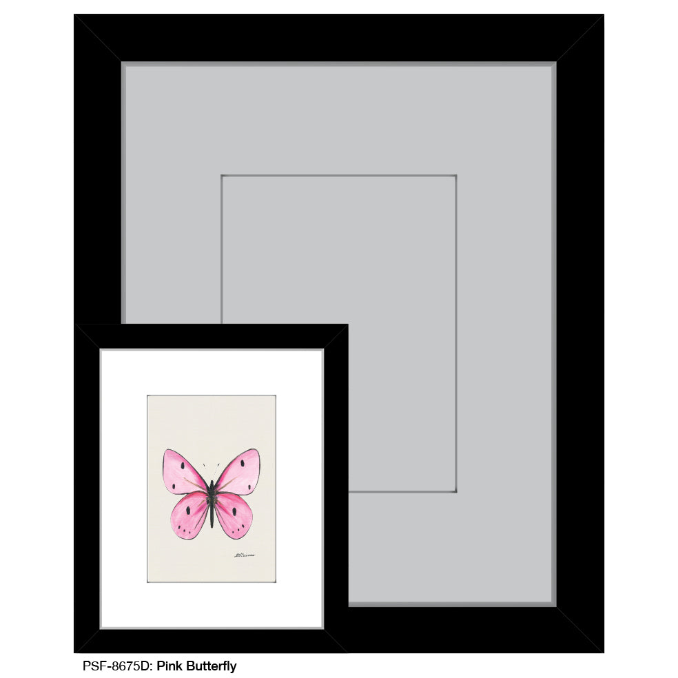 Pink Butterfly, Print (#8675D)