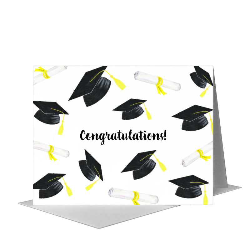 Tassel & Scroll, Greeting Card (#8678A)