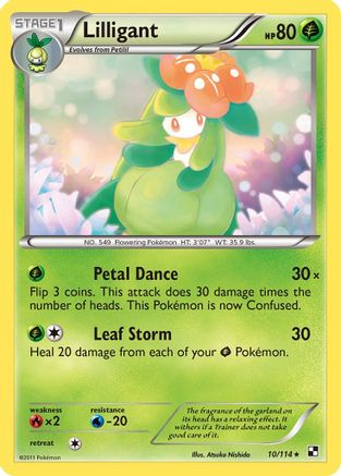 Lilligant 010/114 - Black and White